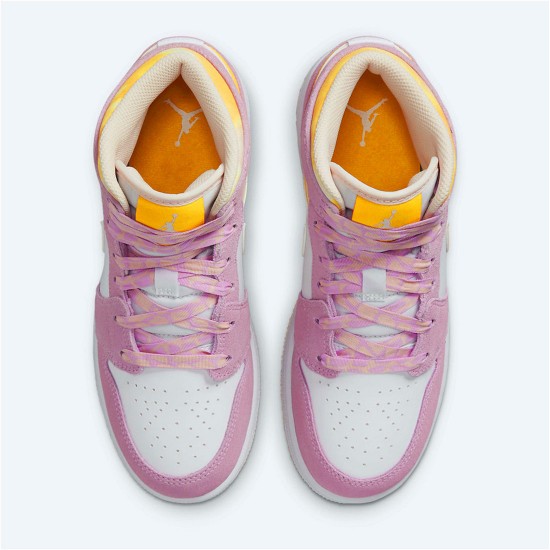 Jordan 1 Mid SE Arctic Pink Light Arctic Rosa/University Guld-Vit Jordan Skor