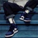 Jordan 1 Mid Obsidian Sanded Purple Obsidian/Sanded Lila-Vit Jordan Skor