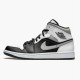 Jordan 1 Mid White Shadow Svart/Medium Grå-Vit Jordan Skor