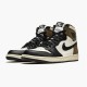 Jordan 1 High Dark Mocha Sail/Dark Mocha-Svart-Svart Jordan Skor