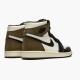 Jordan 1 High Dark Mocha Sail/Dark Mocha-Svart-Svart Jordan Skor