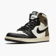 Jordan 1 High Dark Mocha Sail/Dark Mocha-Svart-Svart Jordan Skor