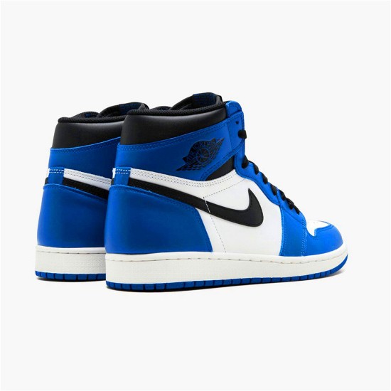 Jordan 1 High Game Royal Game Royal/Svart-Summit Vit Jordan Skor