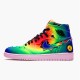 Jordan 1 High J Balvin Multi-Color/Svart-Rosa Foam-Multi-Color Jordan Skor