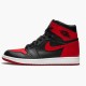 Jordan 1 High Bred Banned (2016) Svart/Varsity Röd-Vit Jordan Skor