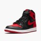 Jordan 1 High Bred Banned (2016) Svart/Varsity Röd-Vit Jordan Skor