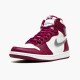 Jordan 1 High OG Bordeaux Bordeaux/Vit-Metallic Silver Jordan Skor