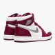 Jordan 1 High OG Bordeaux Bordeaux/Vit-Metallic Silver Jordan Skor