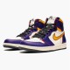 Jordan 1 High OG Defiant SB LA to Chicago Court Lila/Svart-Sail-University Guld Jordan Skor