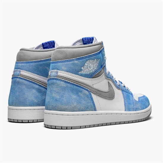 Jordan 1 High OG Hyper Royal Hyper Royal/Light Smoke Grå-Vit Jordan Skor