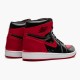 Jordan 1 High OG Patent Bred Svart/Vit-Varsity Röd Jordan Skor