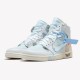 Jordan 1 High Off-White White Vit/Vit Jordan Skor