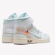 Jordan 1 High Off-White White Vit/Vit Jordan Skor