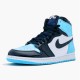 Jordan 1 High UNC Patent Obsidian/Blå Chill-Vit Jordan Skor