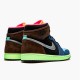 Jordan 1 High Tokyo Bio Hack Baroque Brun/Svart-Laser Orange-Racer Rosa Jordan Skor