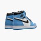 Jordan 1 High White University Blue Black Vit/University Blå-Svart Jordan Skor