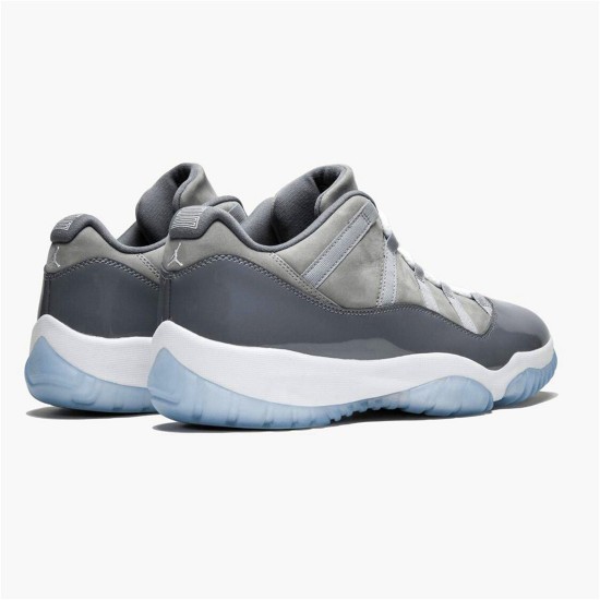 Jordan 11 Retro Low Cool Grey Medium Grå/Vit-Gunsmoke Jordan Skor