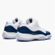 Jordan 11 Retro Low Snake Navy (2019) Vit/Svart-Navy Jordan Skor