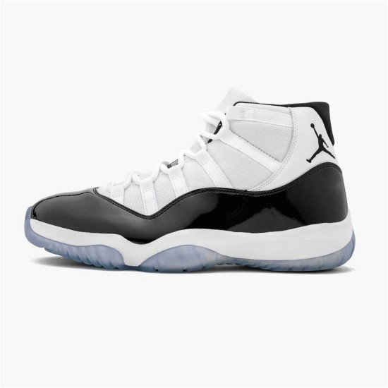 Jordan 11 Retro Concord (2018) Vit/Svart-Concord Jordan Skor