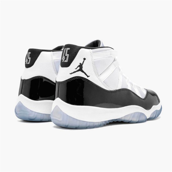 Jordan 11 Retro Concord (2018) Vit/Svart-Concord Jordan Skor