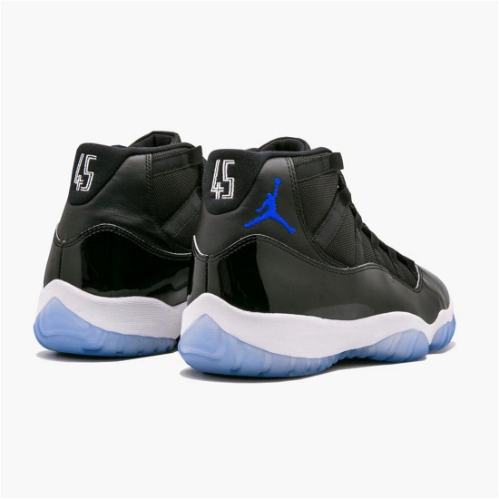 Jordan 11 Retro Space Jam (2016) Svart/Dark Concord-Vit Jordan Skor