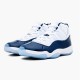 Jordan 11 Retro UNC Win Like 82 Vit/University Blå-Midnight Navy Jordan Skor