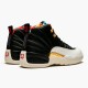 Jordan 12 Retro Chinese New Year (2019) Svart/True Röd-Sail-Metallic Guld Jordan Skor