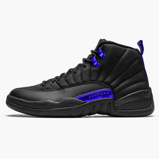 Jordan 12 Retro Black Dark Concord Svart/Svart-Dark Concord Jordan Skor