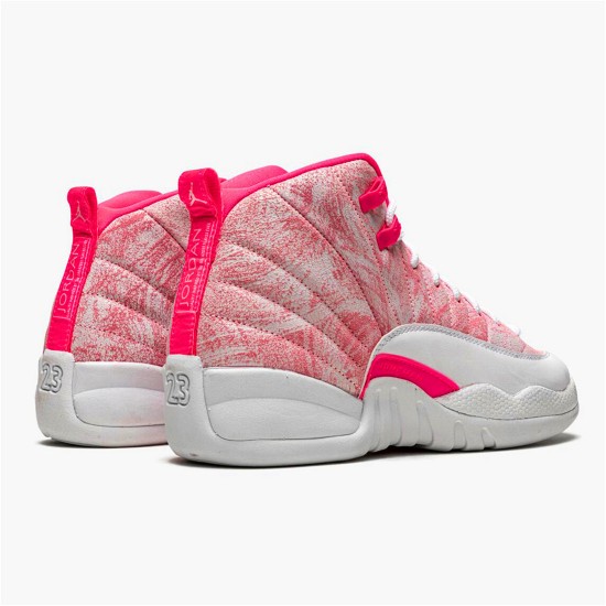 Jordan 12 Retro Arctic Punch Vit/Arctic Punch-Hyper Rosa Jordan Skor