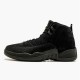 Jordan 12 Retro OVO Black Svart/Metallic Guld-Svart Jordan Skor