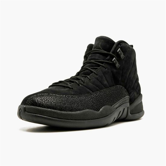 Jordan 12 Retro OVO Black Svart/Metallic Guld-Svart Jordan Skor