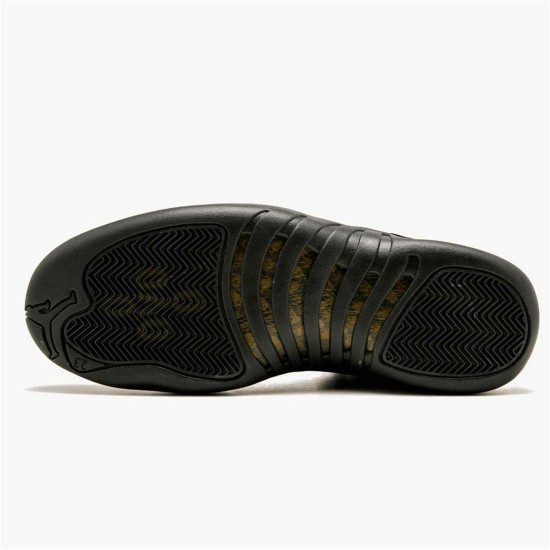 Jordan 12 Retro OVO Black Svart/Metallic Guld-Svart Jordan Skor