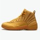 Jordan 12 Retro PSNY Wheat Wheat/Wheat-Gum Light Brun Jordan Skor