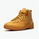 Jordan 12 Retro PSNY Wheat Wheat/Wheat-Gum Light Brun Jordan Skor