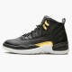 Jordan 12 Retro Black Metallic Gold White Svart/Metallic Guld-Vit Jordan Skor