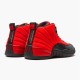 Jordan 12 Retro Reverse Flu Game Varsity Röd/Svart Jordan Skor