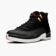 Jordan 12 Retro Reverse Taxi Svart/Vit-Taxi-Svart Jordan Skor