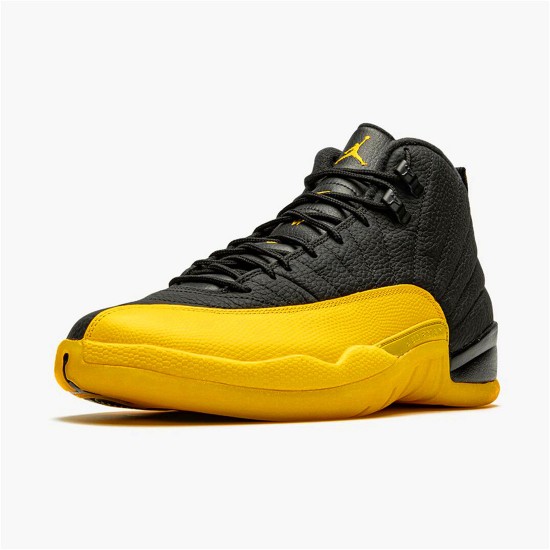 Jordan 12 Retro Black University Gold Svart/University Guld Jordan Skor