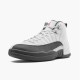 Jordan 12 Retro White Dark Grey Vit/Dark Grå-Gym Röd Jordan Skor