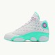 Jordan 13 Retro White Soar Green Pink Vit/Soar-Grön-Rosa Jordan Skor