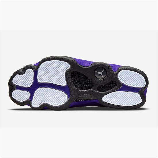 Jordan 13 Retro Court Purple Svart/Court Lila-Vit Jordan Skor