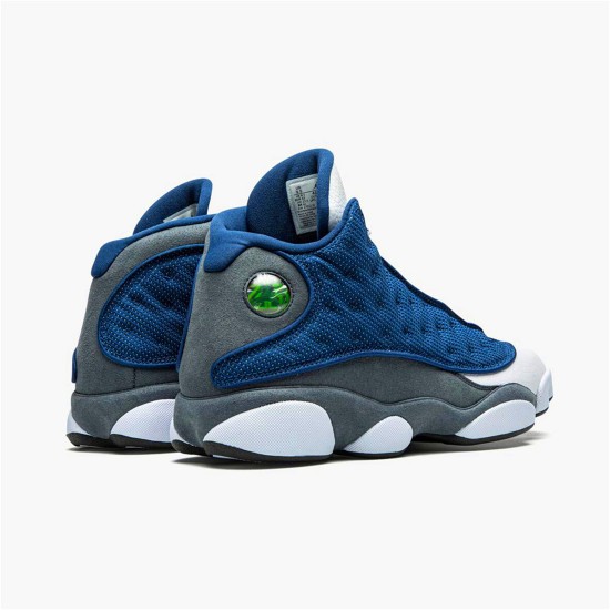 Jordan 13 Retro Flint (2020) Navy/Flint Grå-Vit-University Blå Jordan Skor