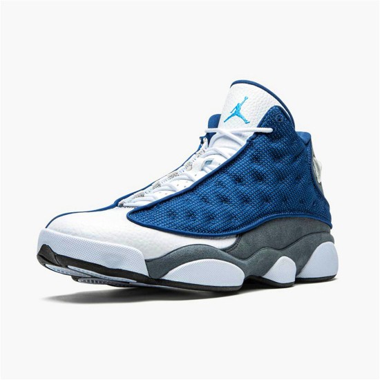 Jordan 13 Retro Flint (2020) Navy/Flint Grå-Vit-University Blå Jordan Skor