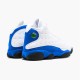 Jordan 13 Retro White Hyper Royal Black Vit/Hyper Royal-Svart Jordan Skor