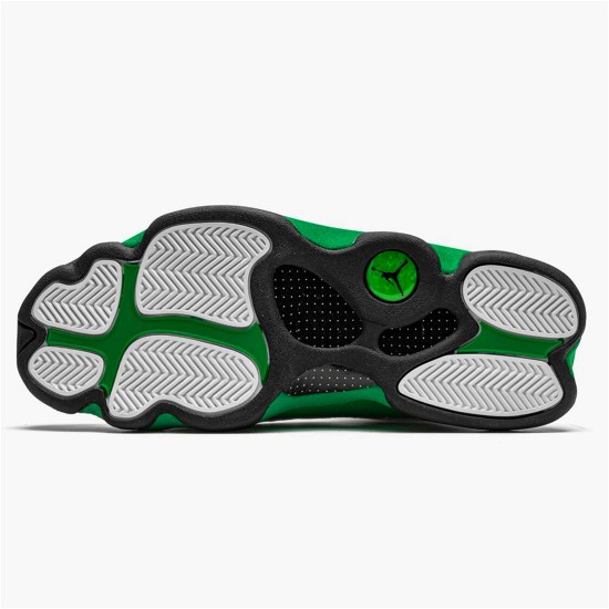 Jordan 13 Retro White Lucky Green Vit/Vit-Lucky Grön-Svart Jordan Skor