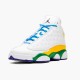 Jordan 13 Retro Playground Vit/Svart-Court Lila-Total Orange-Pine Grön Jordan Skor