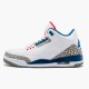 Jordan 3 Retro True Blue (2016) Vit/True Blå-Varsity Röd Jordan Skor