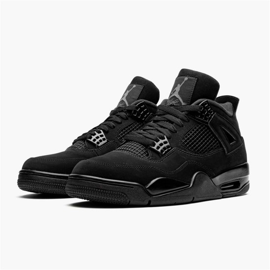 Jordan 4 Retro Black Cat (2020) Svart/Svart-Light Graphite Jordan Skor