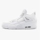 Jordan 4 Retro Pure Money (2017) Vit/Metallic Silver-Pure Platina Jordan Skor