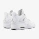 Jordan 4 Retro Pure Money (2017) Vit/Metallic Silver-Pure Platina Jordan Skor